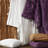 Twin/twin Xl Comforter In Purple, Shabby Chic Style With Ties, Lightweight For All Seasons, Easy Care 2pcs Purple , Pre-washed Microfiber, All Comfort Design And Machine Washable