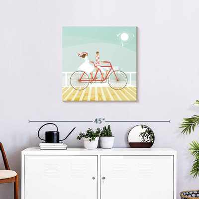 Senne, couple d'été à vélo