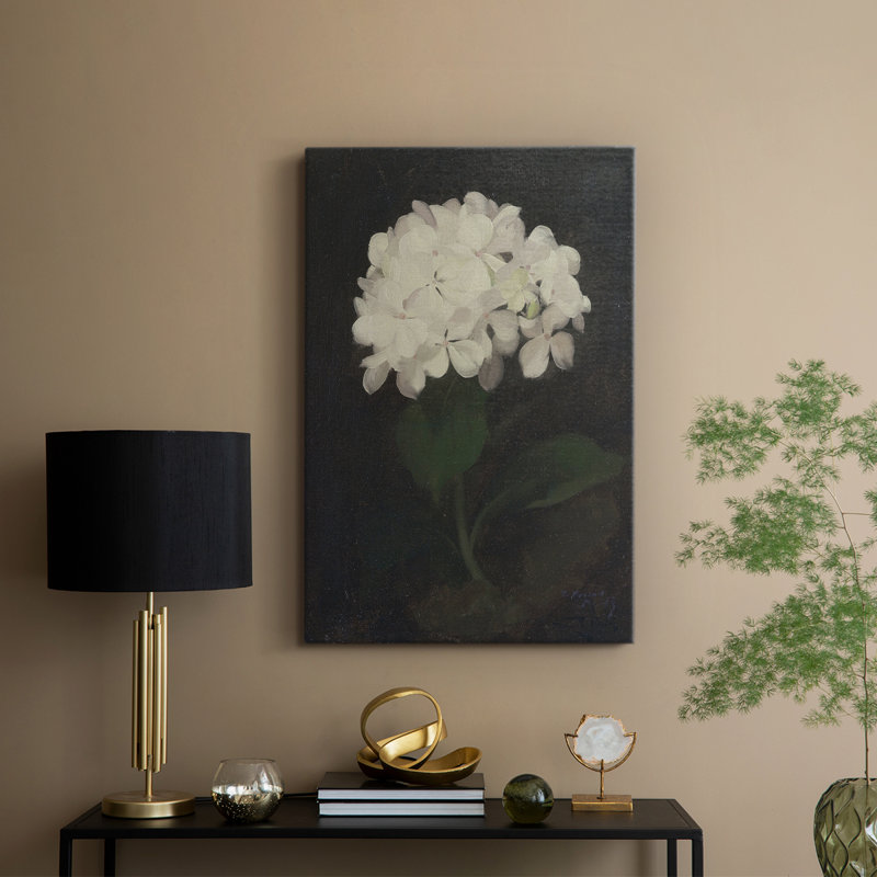 Imprimé floral rétro CCXC III - galerie Cavas sur mesure, H 12 po x l 8 po