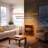 Cythina Freestanding Electric Fireplace with Remote Control and Smart App-1024050653