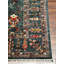 Tapis vert en laine et coton noué à la main Original Original