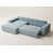 Light Blue Polyester/Chenille