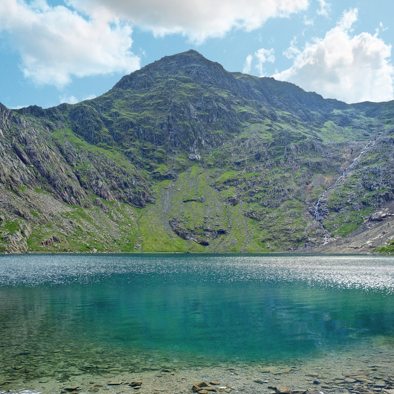 Mount Snowdon, England And Wales - Wrapped Canvas Print, 51cm H x 51cm W x 3.8cm D