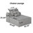 Boneless 113.39'' Chenille Sofa
