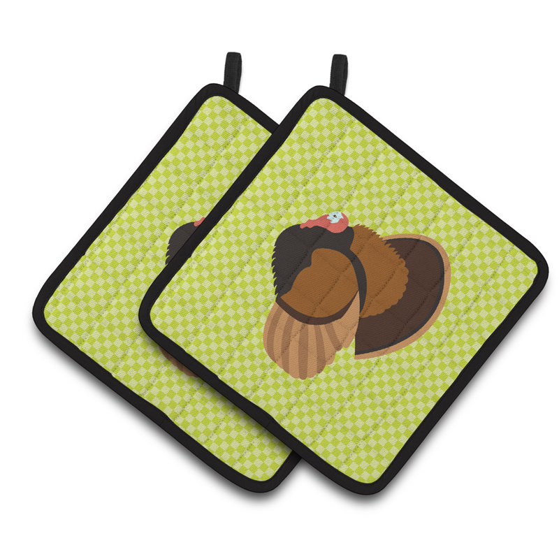 Caroline's Treasures Striped Polyester Potholder