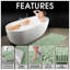 2 Piece Set Rectangle/U-shaped Bath Mat-125022095