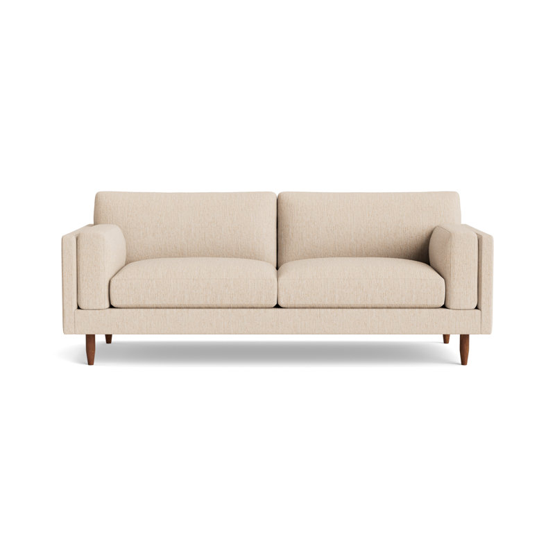 Skinny Fat Sofa ("85"), Performance Weave - Tan