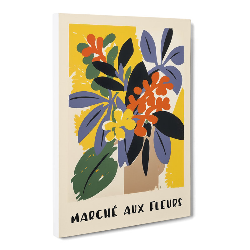 XMKTMKT-340 French Flower Market Exhibition No.7 - Wrapped Canvas Print, 50cm H x 35cm W x 3cm D