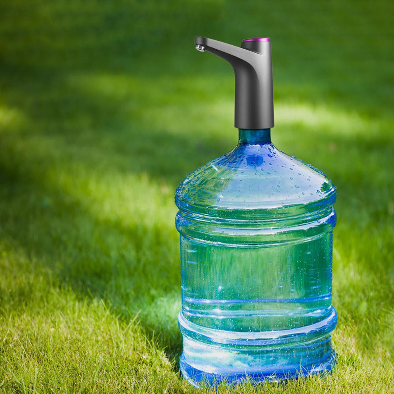 Distributeur d'eau pour bouteille d'eau portative pour 3 4 et 5 gallons avec recharge USB et arrêt automatique, Noir