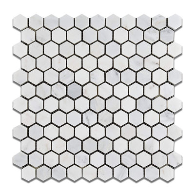 Carreau de marbre et de mosaïque en marbre nid d'abeille