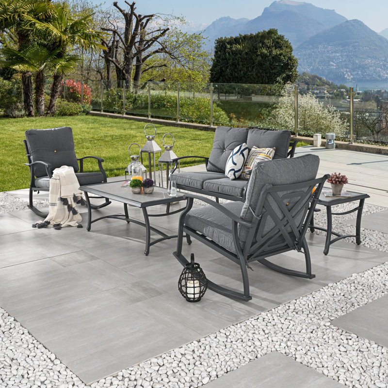 5-Piece conversation set, Dark Gray