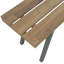 Banc de jardin en acier Nehawka