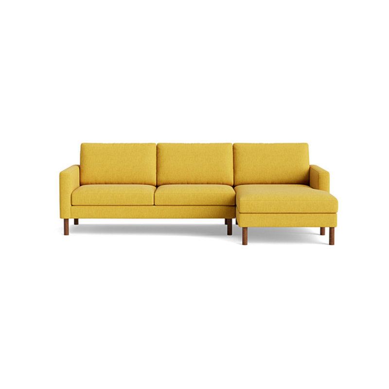 Laguna Sectional, Performance Weave - Onyx, Right Hand Facing