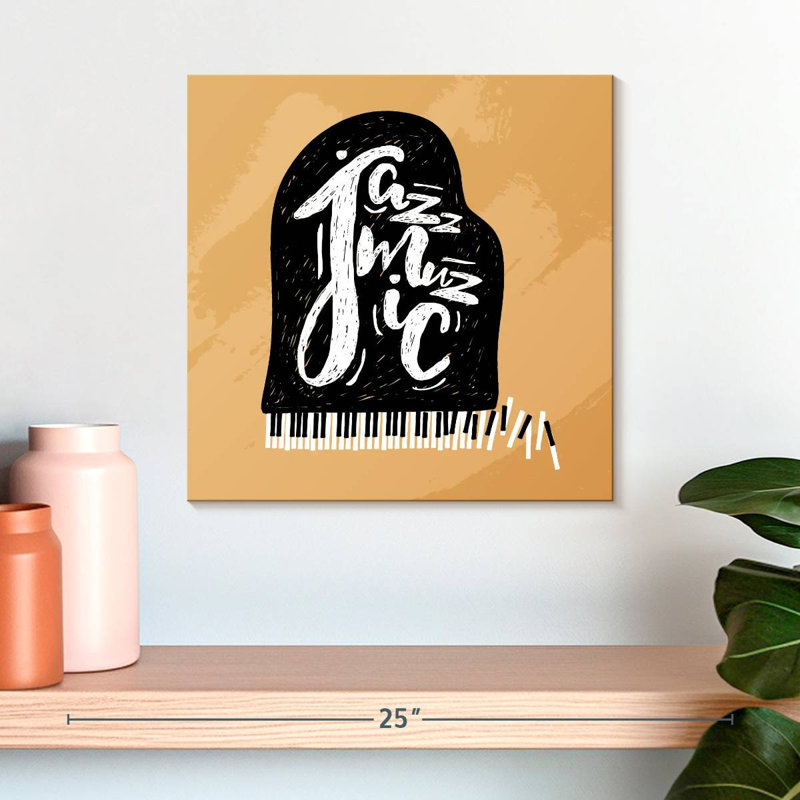 Abarca Jazz Piano, 16" H x 16" W