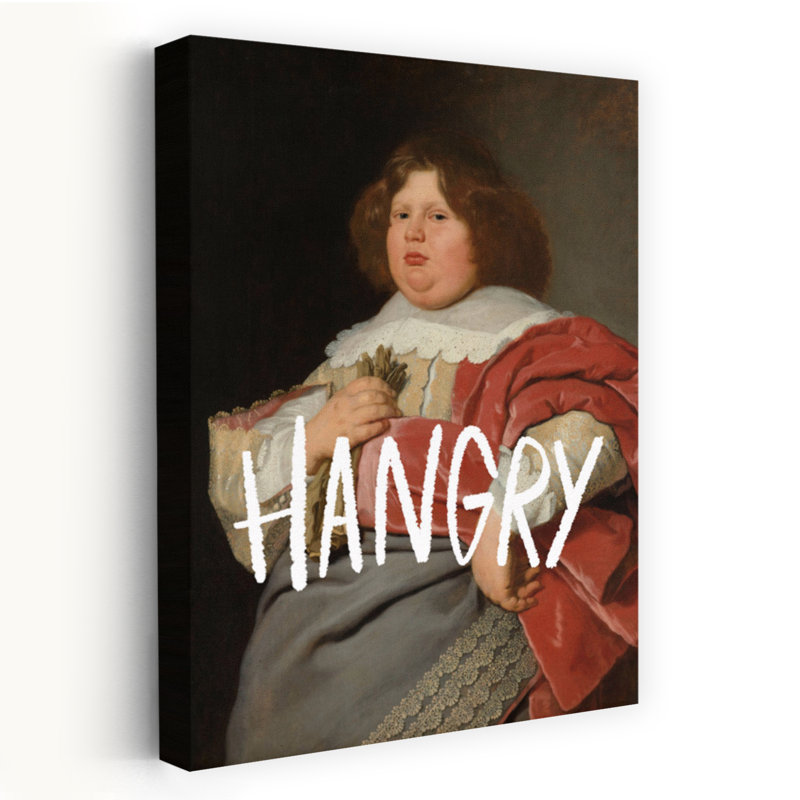 Art mural Hangry, H 48 po x l 32 po