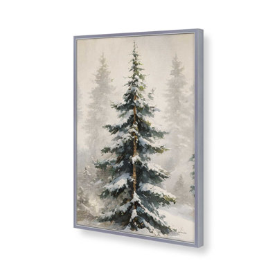 «Winter Pines II» par Jo Moulton, reproduction d'art sur toile