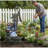 32" H Large Outdoor Fountains With Vintage Pump Ideal For Patio Yards Outdoor Gardens And Home Art Decor Crafted From Weather-Resistant Materials For Year-Round Use
