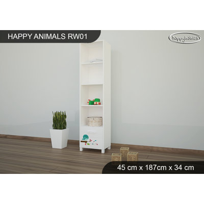 187 cm H X 45 cm W Kids Book Display