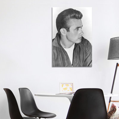 James Dean (1931-1955) - Wrapped Canvas Photograph