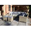WENTWORTH Deluxe Modular Corner Dining / Lounging Set (2 x LH & RH sofa, 1 x Corner Seat, 1 x Middle Chair, 1 x 150cm x 80cm Height Adjustable Table (68cm Dining / 50cm Coffee) & 2 Stools including Cushions