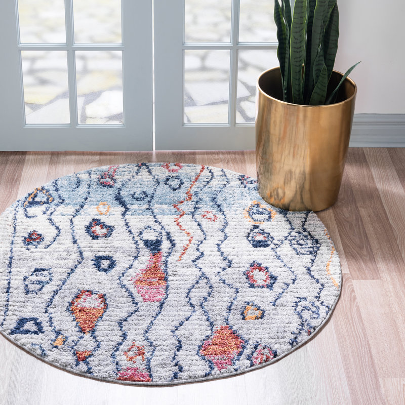 Geometric Indoor Rug, Runner 2'2" x 6'1"