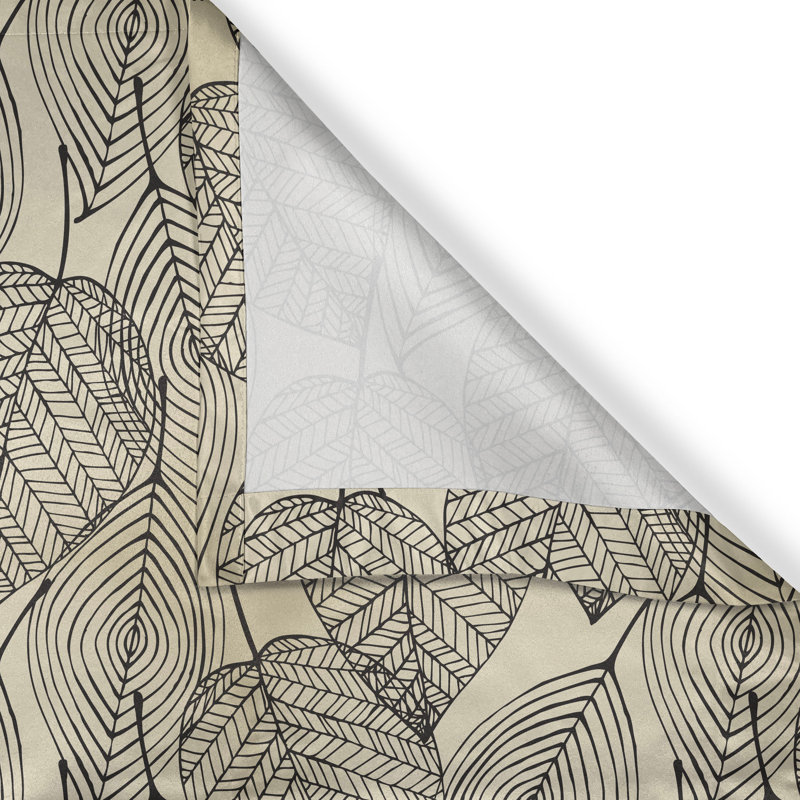 Rideau à œillets à 2 panneaux Latitude Run® Beige, L 50 po x L 84 po