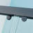 44-48"W X 75"H Double Sliding Shower Door, Aluminium Alloy Frame In Matte Black, 5/16" (8Mm) Thick SGCC Tempered Clear Glass.