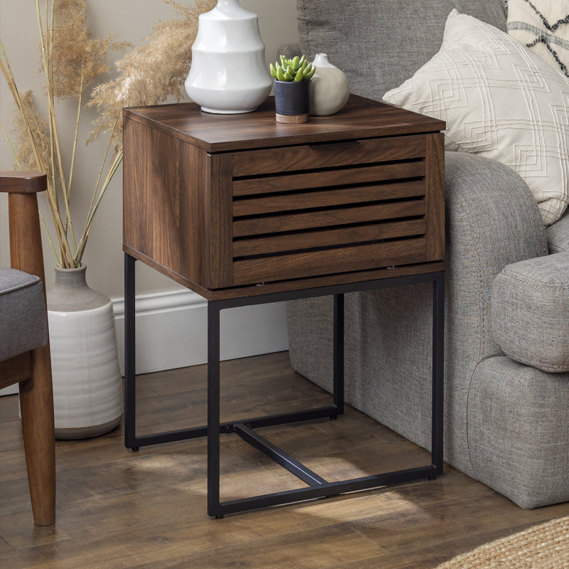 Ignaat 18'' W Nightstand, Dark Walnut