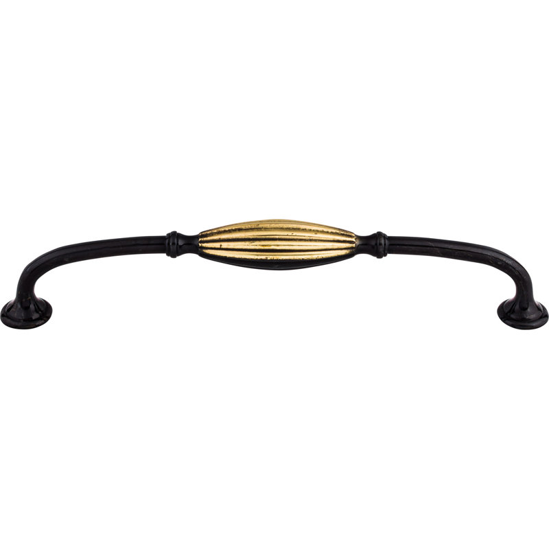 Tuscany Bar Pull, Dark Antique Brass, 8 13/16" Center to Center