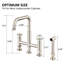 Landolt Kitchen Sink Faucet with Side Spray-77400711