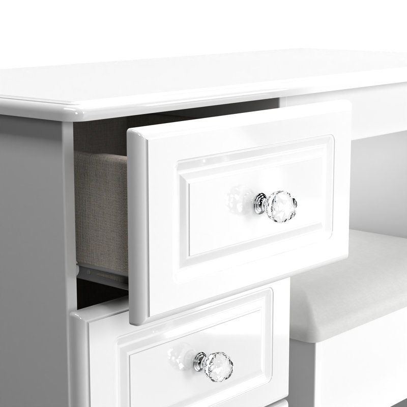Fully Assembled Mckayla Dressing Table Set