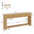 Console Table With Drawers&Shelf