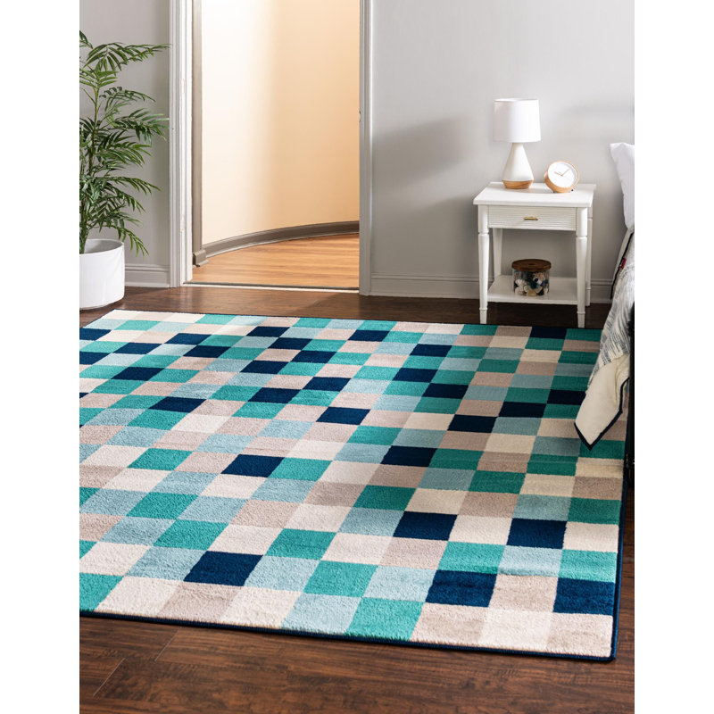 Analiese Geometric Indoor Rug, Square 7'10"