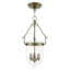 Luminaire suspendu simple urne Husman-16518418-16518421