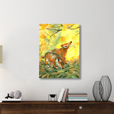 " Mimicry: Coyote Pups " by Tummy Rubb Studio
