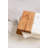 Set Of Four Square Wood And Marble Coasters With Stand