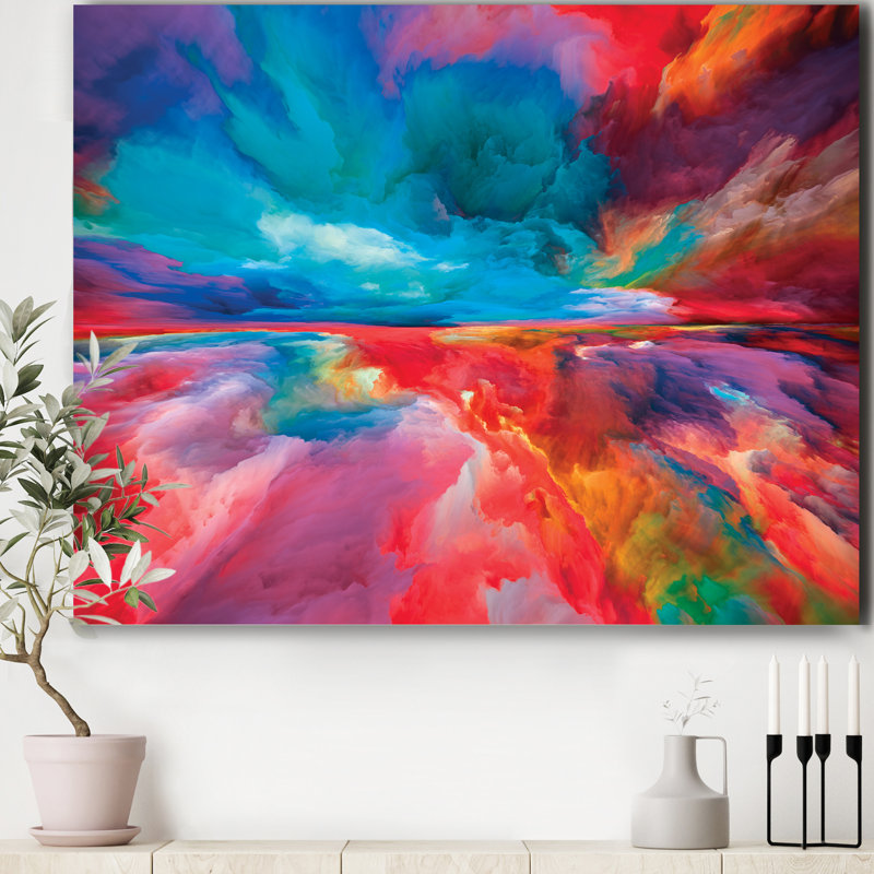 «Horizon», impression sur toile, H 40 po x l 30 po x P 1,5 po, Toile tendue