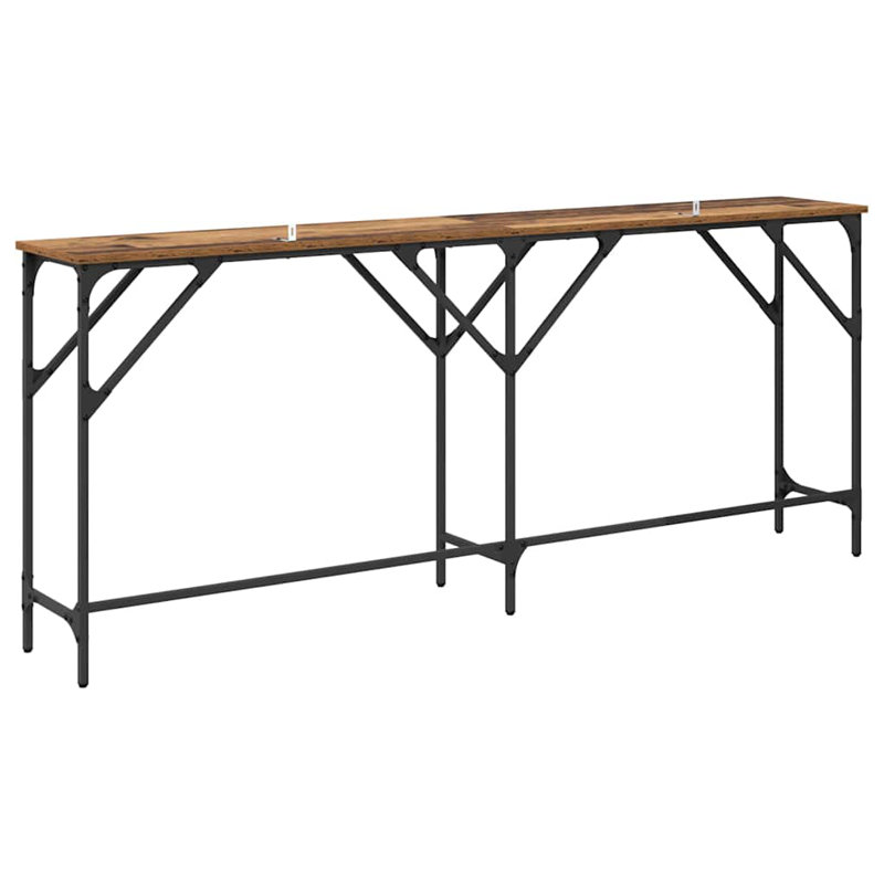 29cm Console Table, Old Wood