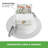 8'' LED Baffle Recessed Trim