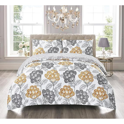 Aleese Reversible Duvet Cover Set