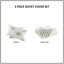 Ensembles de literie moderne très grand / très grand, mélange de coton chenille, conception capitonnée, idéal pour le confort de la maison