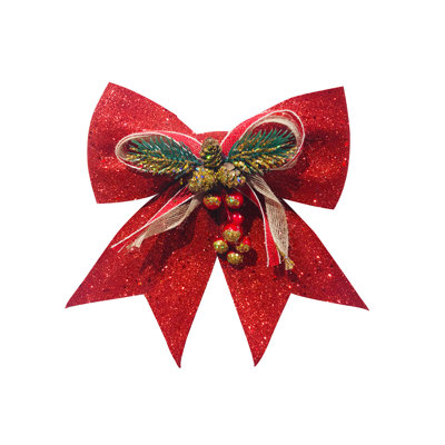 Christmas Holiday Decoration Large Three-dimensional Bow Tie Christmas Bow Hotel Shopping Mall Decoration Pendant Hanging Decoration Wall Hanging