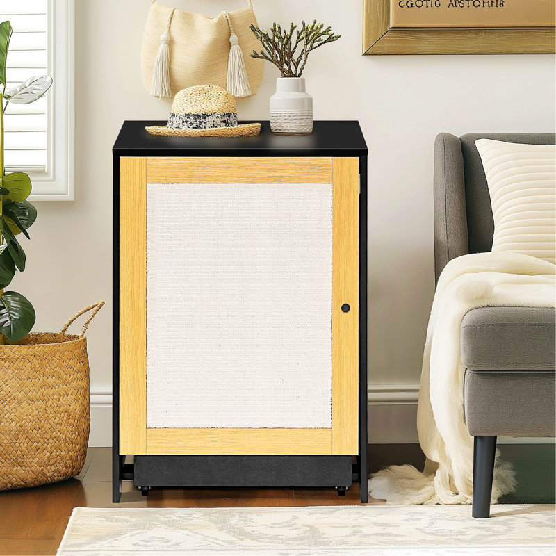 Table de bout, bac à litière pour chat, toilette cachée pour chat, litière avec porte en sisal