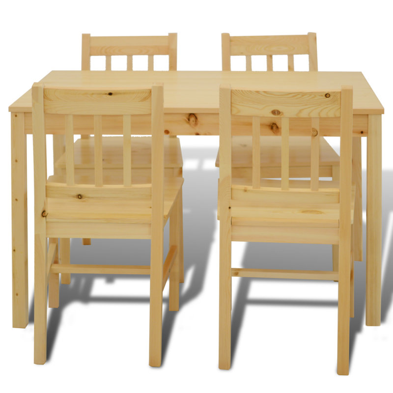 4 - Person Bar Height Dining Set, Natural
