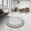 Tapis zone gris clair à motifs-1879354659