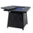 Leonard 28" Propane Gas Fire Pit Table for Outside Patio