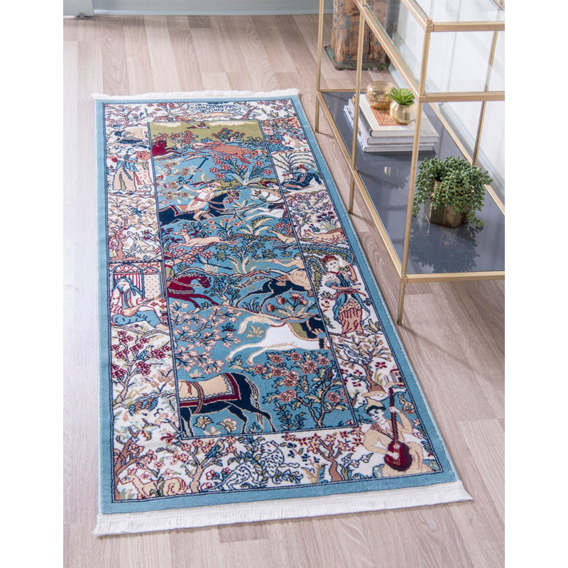 Kelayeh Oriental Indoor Rug, Runner 2'7" x 7'