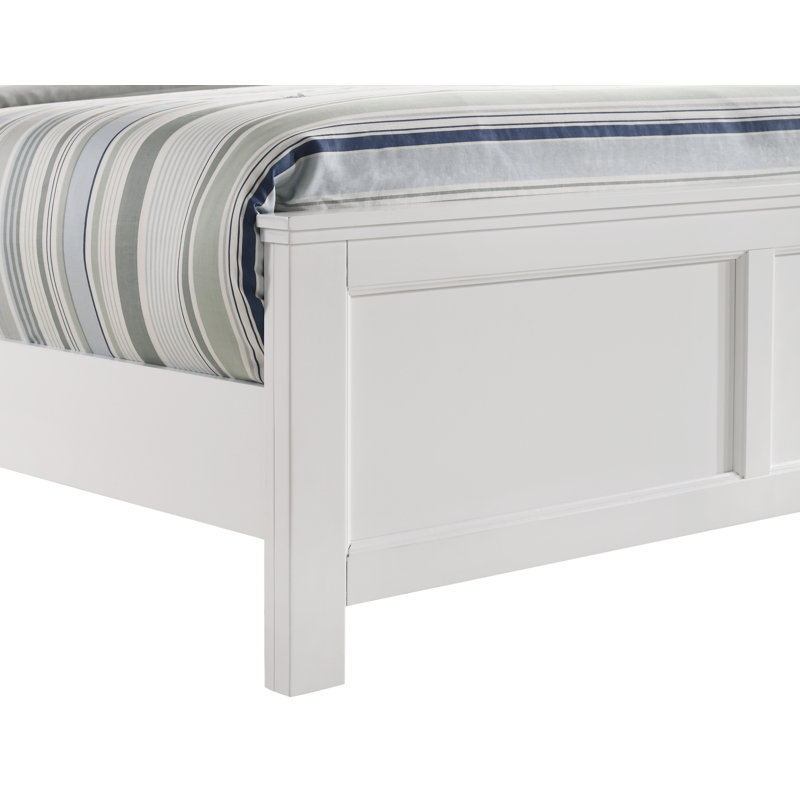 Jonnathan Wood Standard Bed, King, White