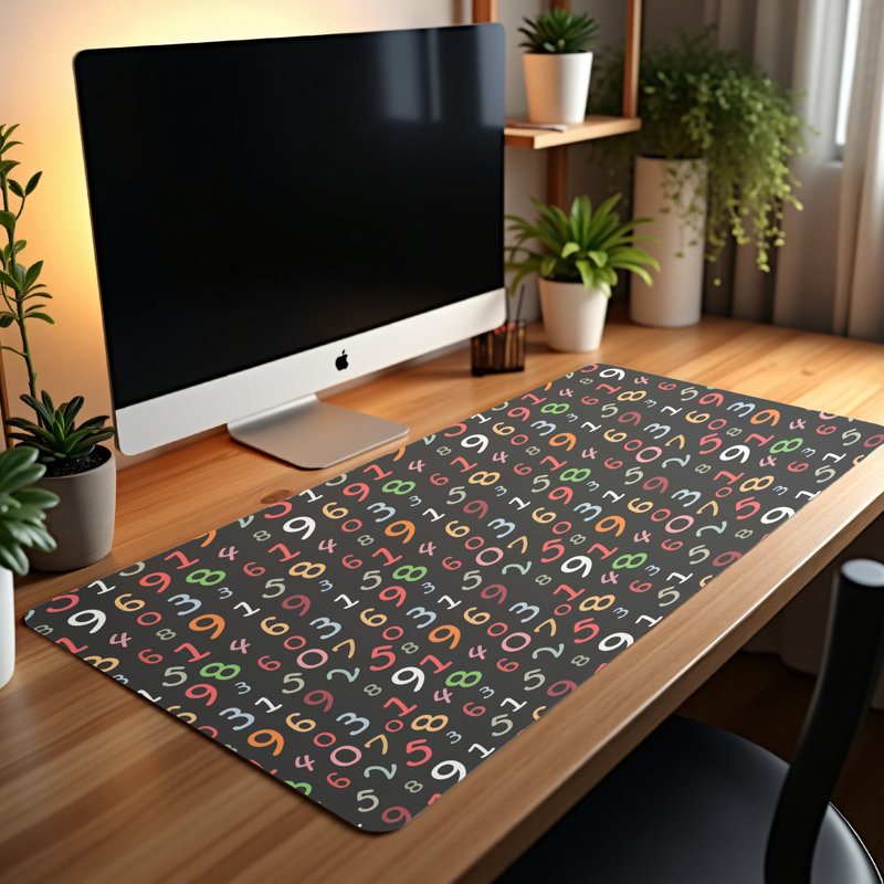 Polyester Desk Pad, 31.5x15.5