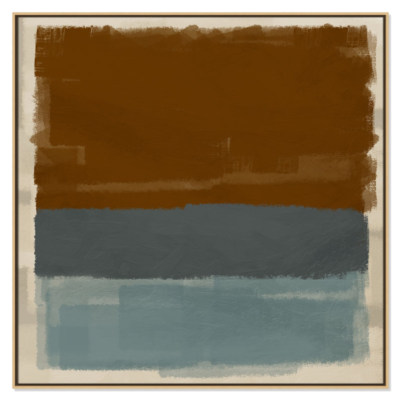 «Turbulent Honesty Square Version Print» par Marcus Prime, Naturel, H 46,5 po x l 46,5 po
